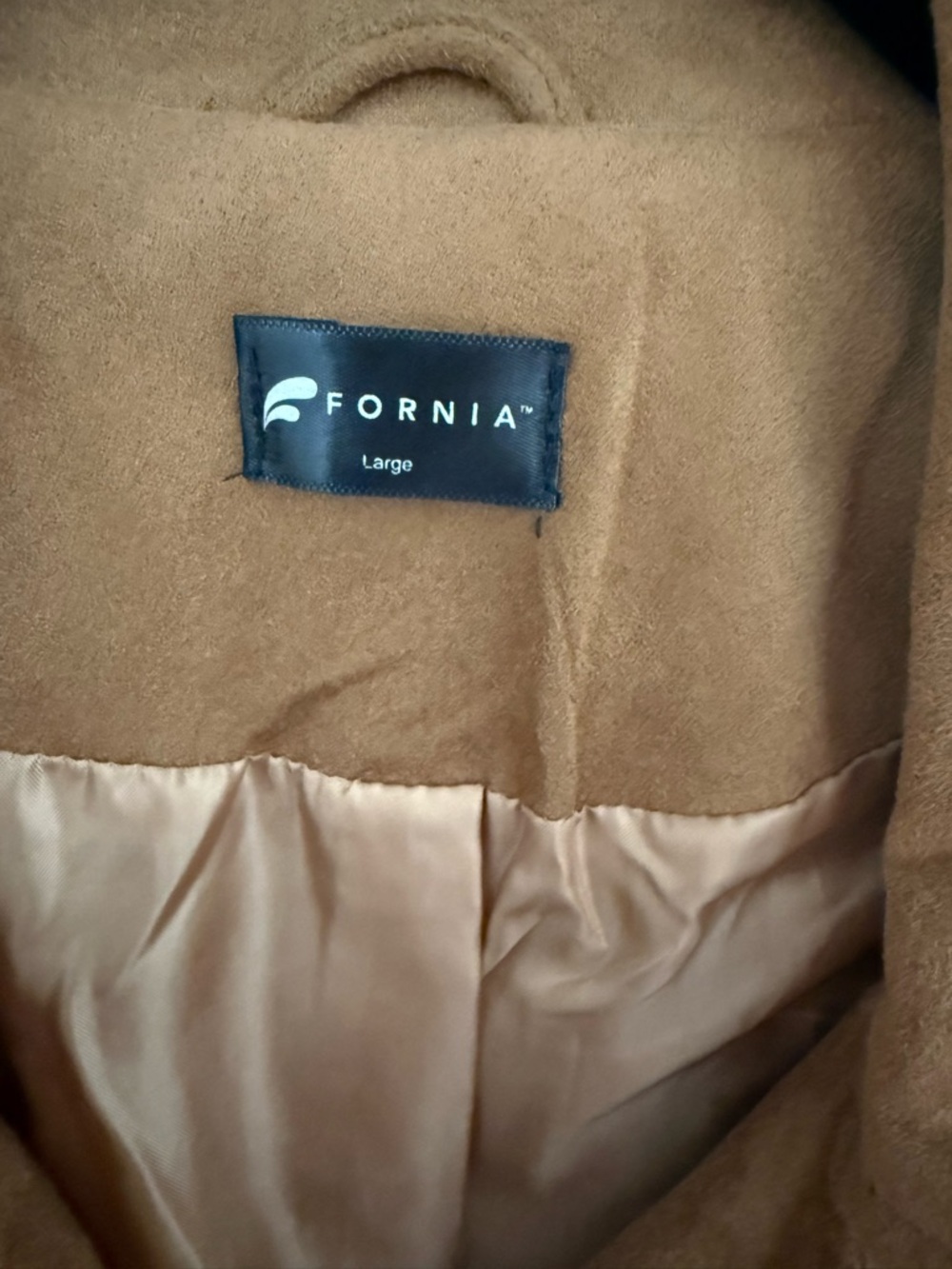 Fringed Suede Vest - Tan Brown Sleeveless Jacket - Picture 3 of 3
